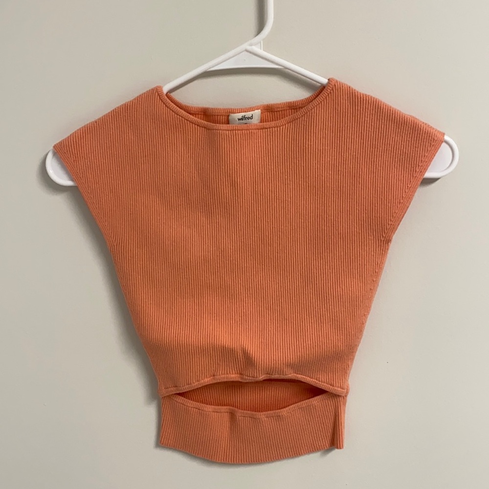 Wilfred Cut-Out knit top